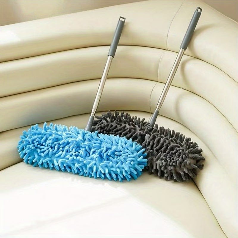 Extendable Duster Brush, Long Handle Microfiber Cleaning for Fan, Furniture & Electronics