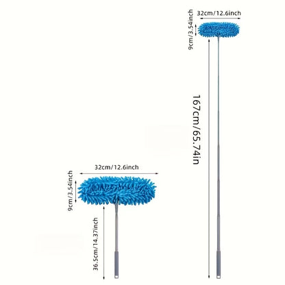 Extendable Duster Brush, Long Handle Microfiber Cleaning for Fan, Furniture & Electronics