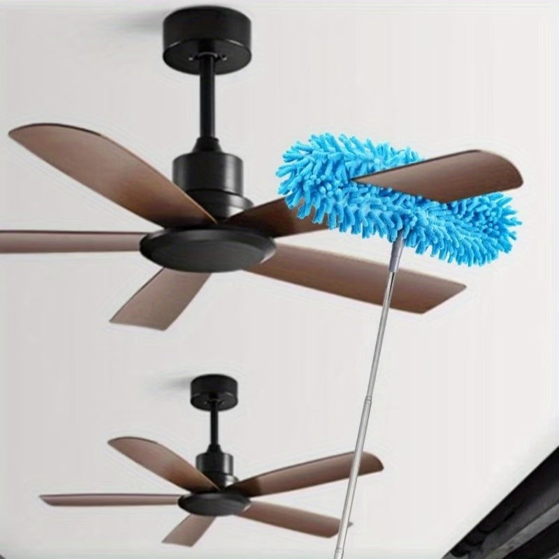 Extendable Duster Brush, Long Handle Microfiber Cleaning for Fan, Furniture & Electronics