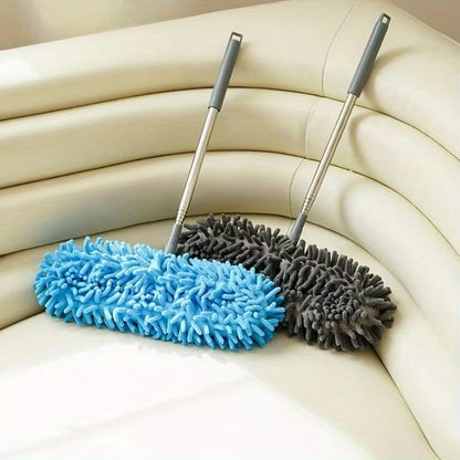 Extendable Duster Brush, Long Handle Microfiber Cleaning for Fan, Furniture & Electronics